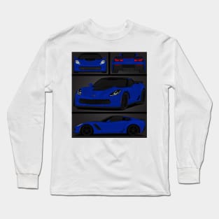 Z06 LAKE-BLUE Long Sleeve T-Shirt